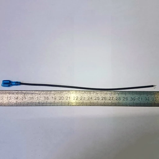Провод с клеммой (мама 6.3 мм) с силиконовым изолятором