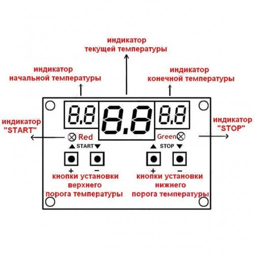 Термостат XH-W1401