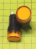 Светодиодная лампа индикатор AD-16-16 220V  Желтая