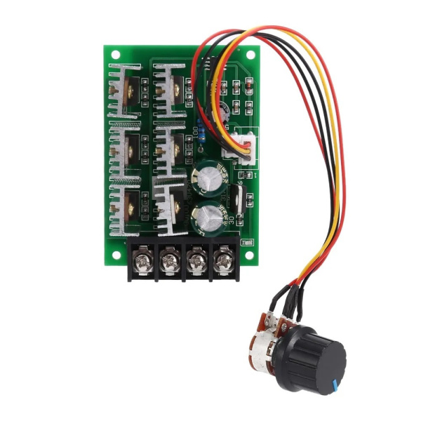 Регулятор мощности шим DC 9-55V 40A с выносным потенциометром