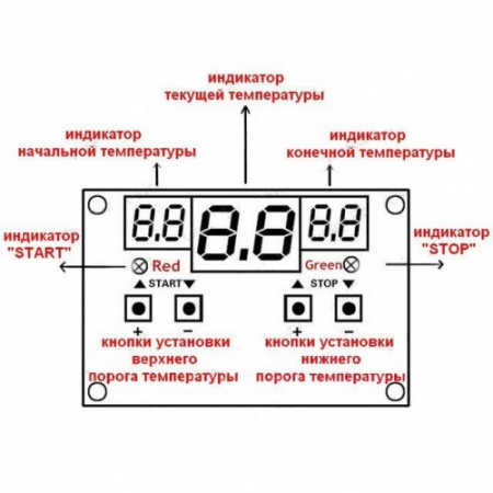 Термостат XH-W1401