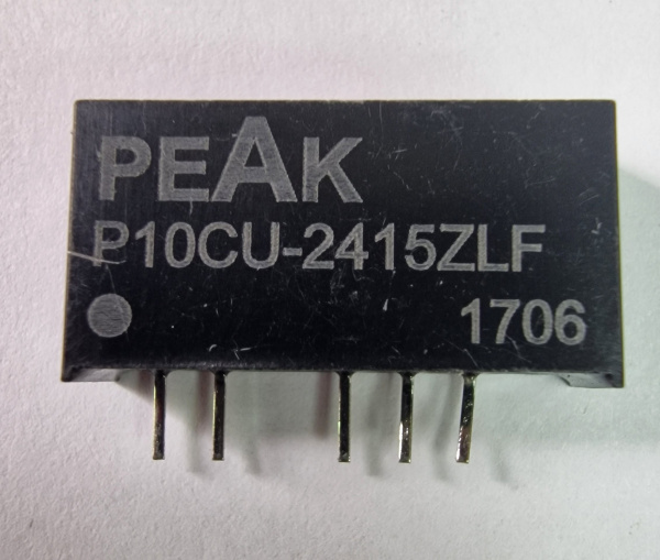 P10CU-2415ZLF DC-DC преобразователь 2W in: 21.6-26.4V out: +/- 15V