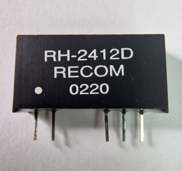 RH-2412D DC/DC преобразователь 1W 24Vin +/-12Vout