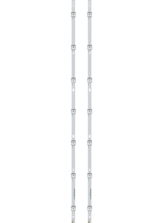 Комплект светодиодной подсветки RF-BS400S30-0701S-10A2 (2 планки по 747 мм 7 линз)