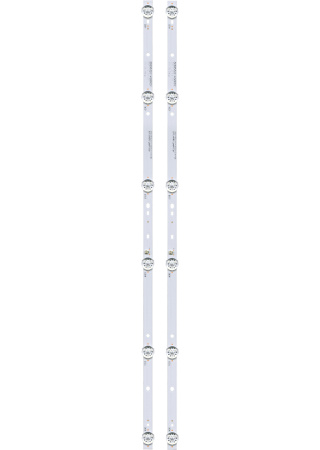 Комплект светодиодной подсветки MSG-T320-T-3030-31A-06 (2 планки по 575 мм 6 линз)