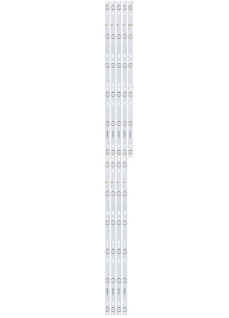 Светодиодная планка для подсветки ЖК панелей JS-D-JP5510 (комплект 1 планка B и 8 планок A по 575 мм 6 линз)
