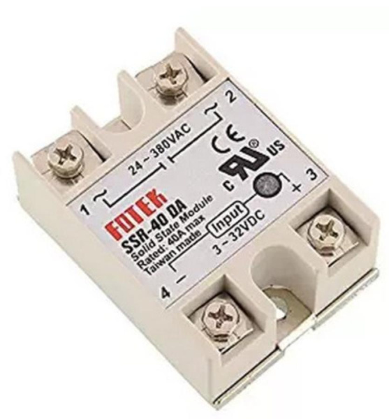 SSR-40 DA твердотельное реле 24V-380V 40A