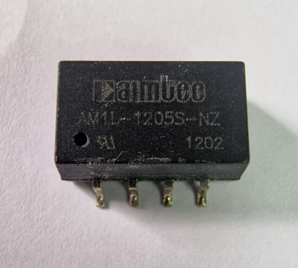 AM1L-1205S-NZ DC/DC преобразователь, 1Вт, вход 10.8-13.2В, выход 5В/0.2A