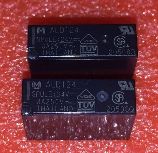 ALD124-K9 Реле электромеханическое, PCB, SPNO, 24VDC