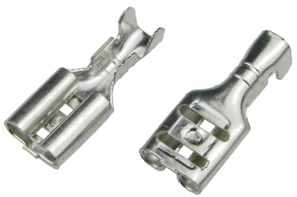 Клемма плоская гнездо 4,8х0,8  (100 штук)